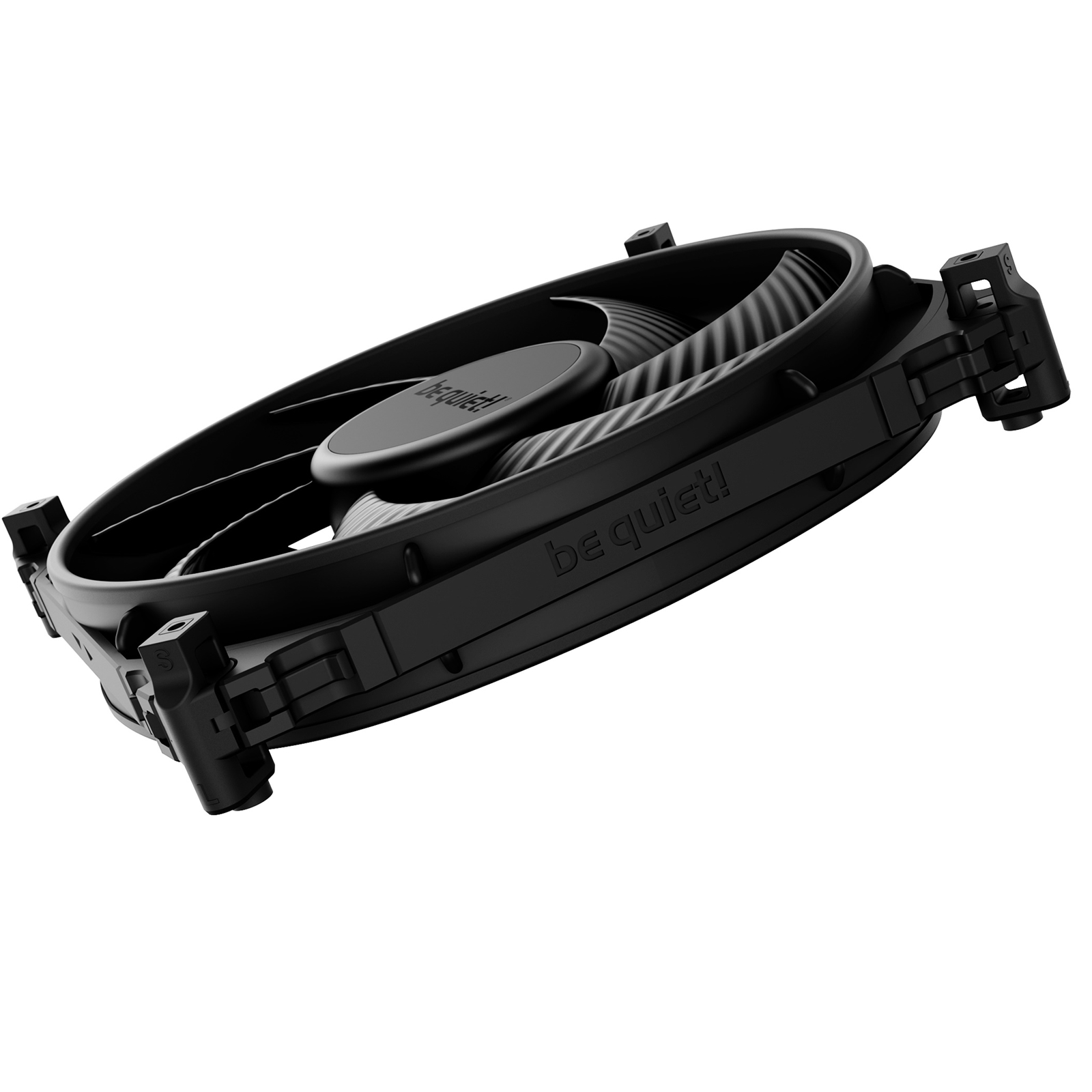 be quiet! Silent Wings 4 PWM High Speed Black Fan, 140mm, 1900RPM, 4-Pin PWM Fan Connector, Black Frame, Black Blades, Optimized Fan Blades for High End Performance, 2 Mounting Options