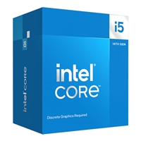 Intel Core i5 14400F 10 Core Processor 16 Threads, 3.5GHz up to 4.7GHz Turbo Raptor Lake Refresh Socket LGA 1700 20MB Cache, 65W, Maximum Turbo Power 148W, No Graphics